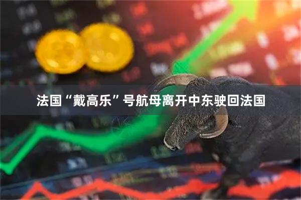 法国“戴高乐”号航母离开中东驶回法国